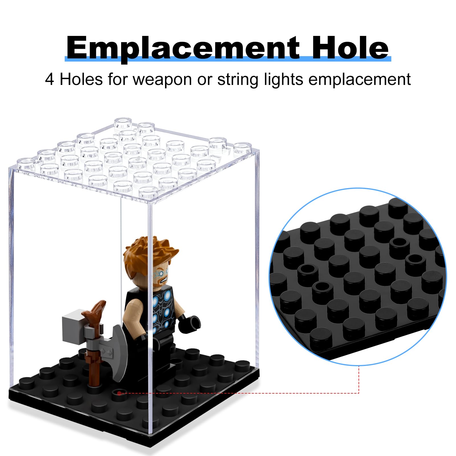 Акриловый строительный блок, в – обзор и цена Lego Minifigure Holder